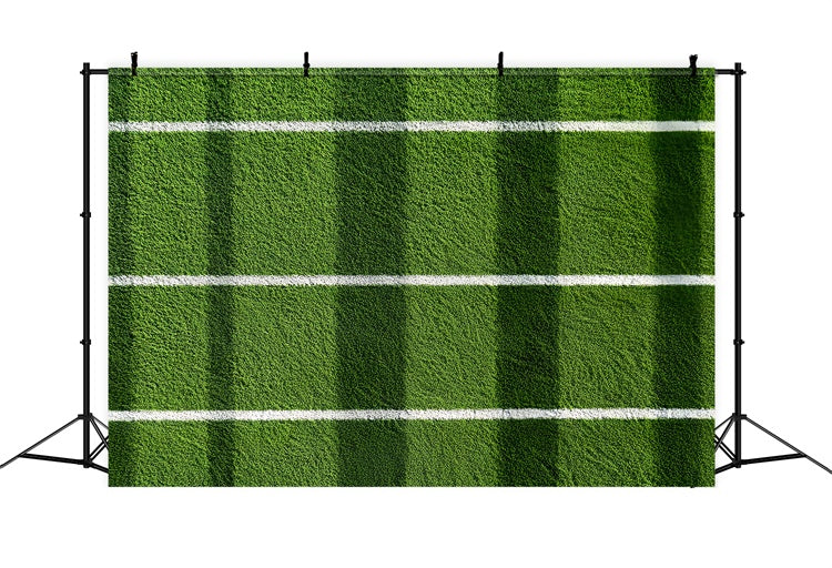 Football Stadium Backdrop Striped Turf Football Field Backdrop CSH4-370