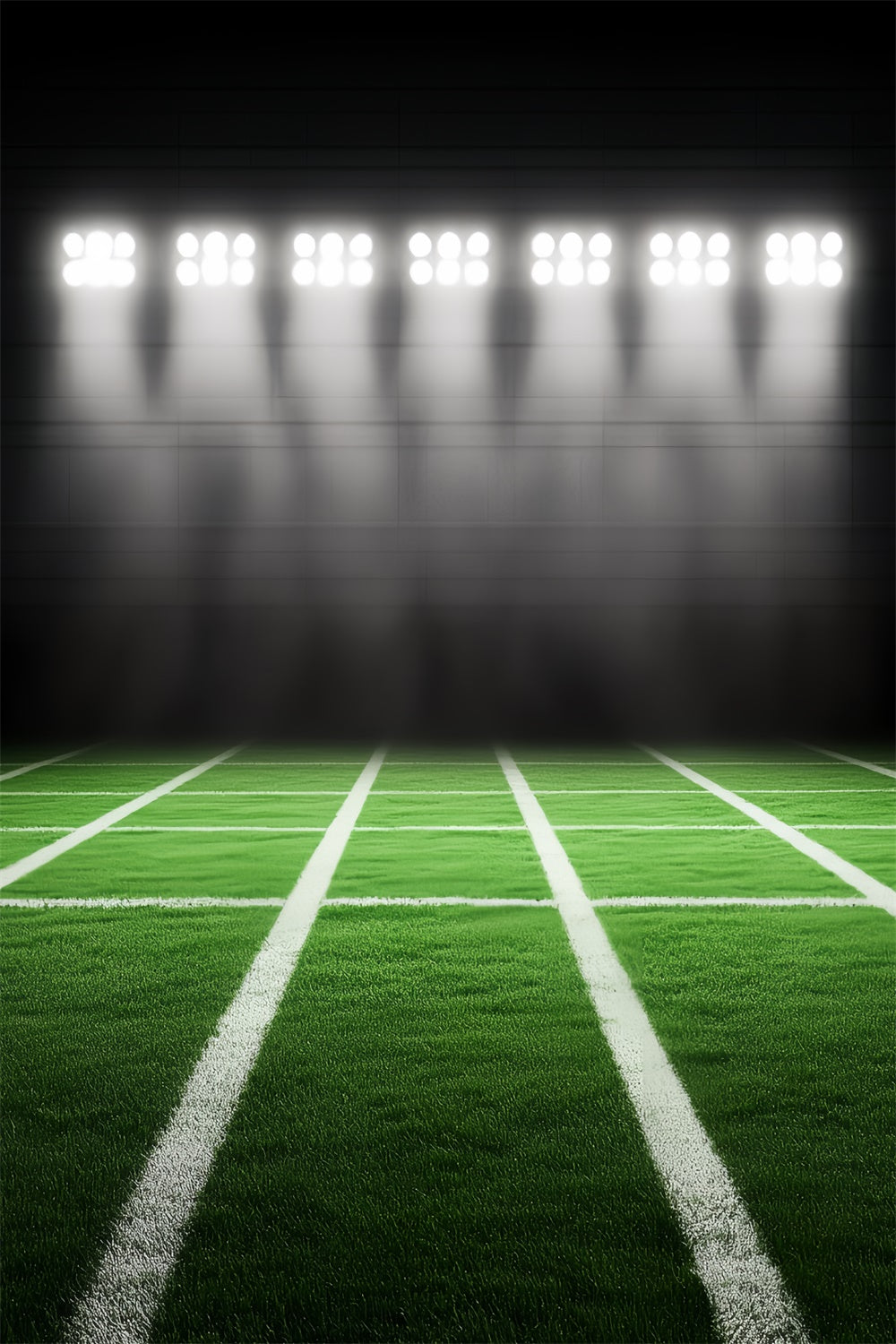 Football Field Backdrop Bright Lights Training Field Backdrop CSH4-376