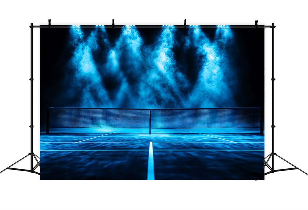 Sports Backdrop Spotlight Indoor Tennis Court Backdrop CSH4-380