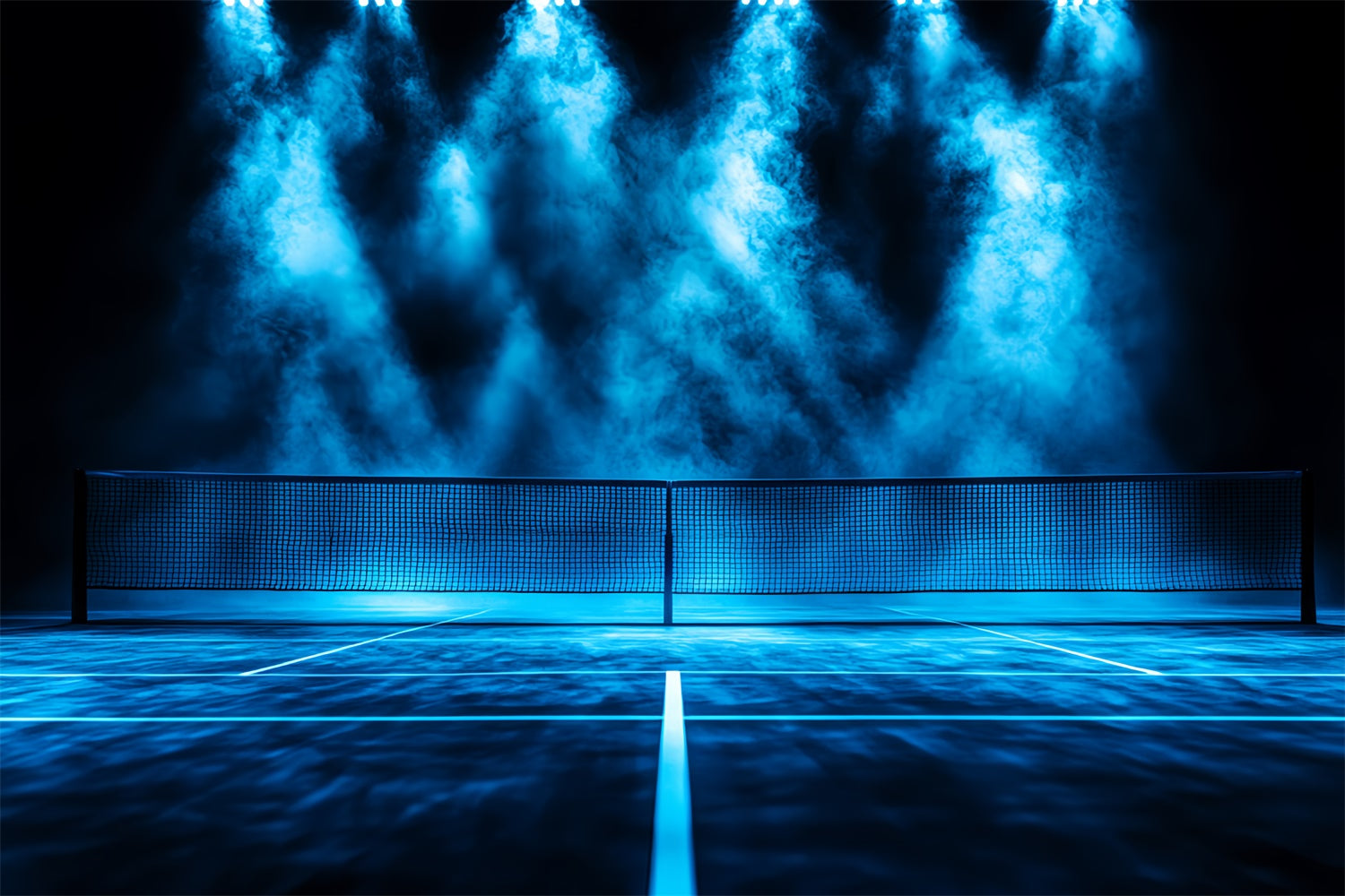 Sports Backdrop Spotlight Indoor Tennis Court Backdrop CSH4-380