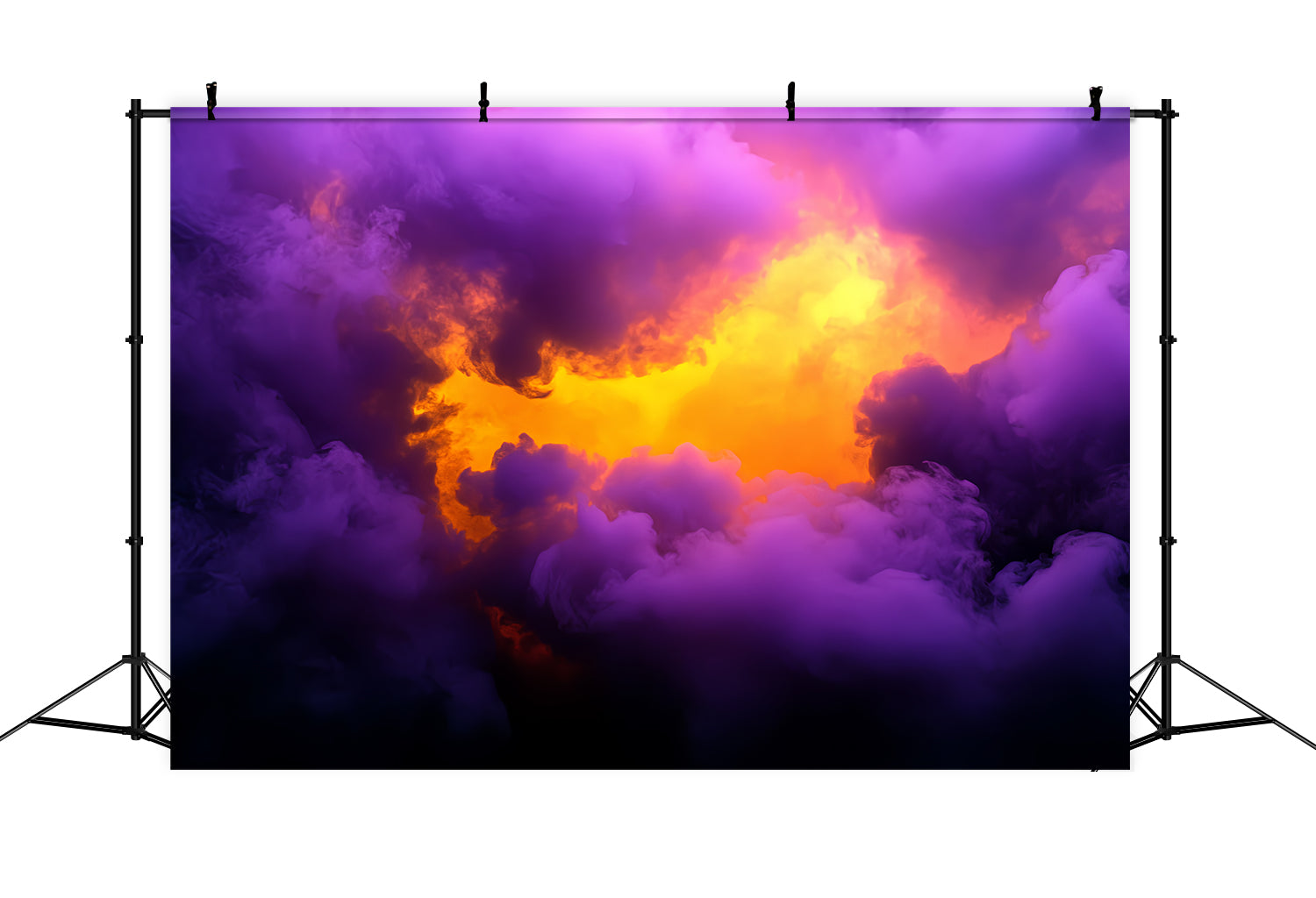 Sports Photo Backdrop Ethereal Firelight Smoke Backdrop CSH4-389