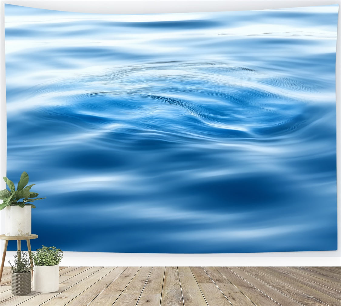 Water Backdrops Soft Blue Ocean Summer Backdrop CSH5-119