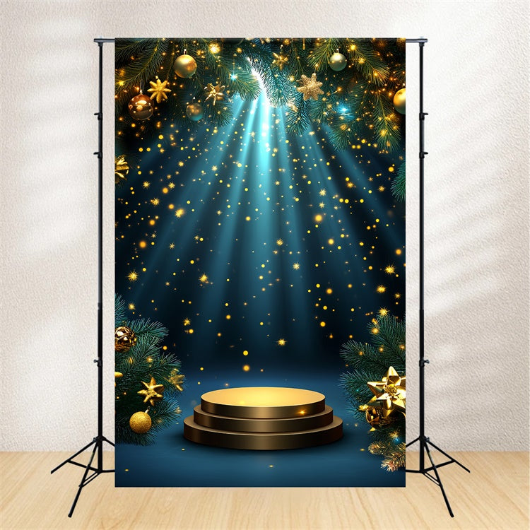 Christmas Stage Backdrops Sparkling Stage Glow Backdrop CSH5-150