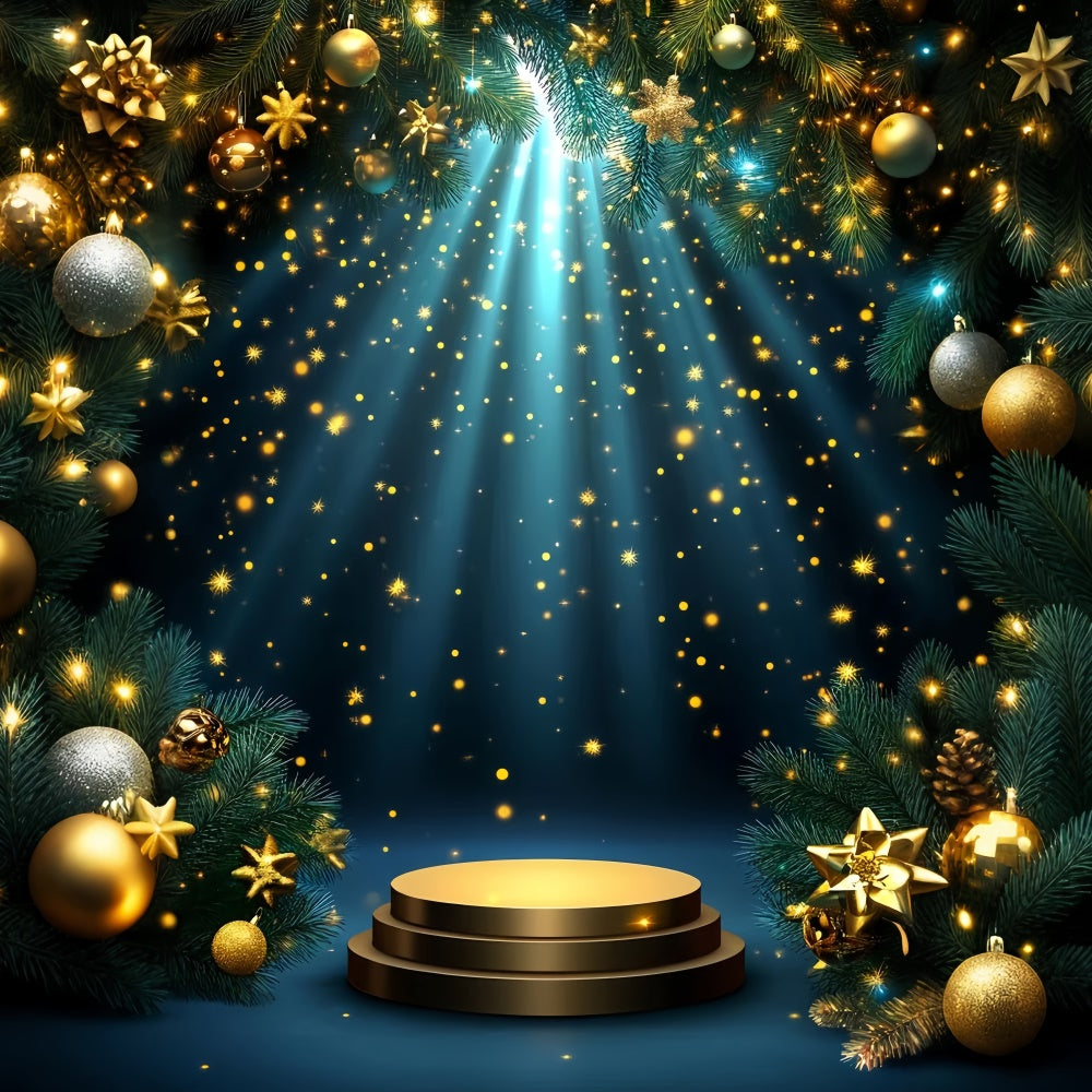 Christmas Stage Backdrops Sparkling Stage Glow Backdrop CSH5-150