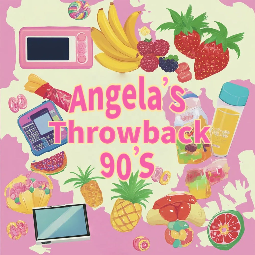 90's Photo Backdrop Retro Sweets Fruits Party Backdrop CSH5-18