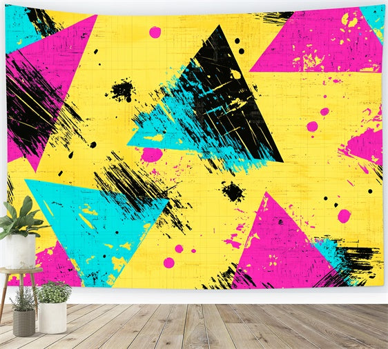 90's Backdrop Street Style Graffiti Retro Backdrop CSH5-191
