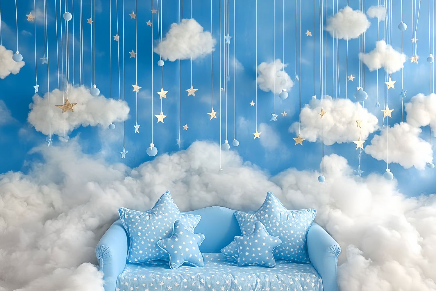 Newborn Photography Backdrop Dreamy Floating Cloud Backdrop CSH5-258