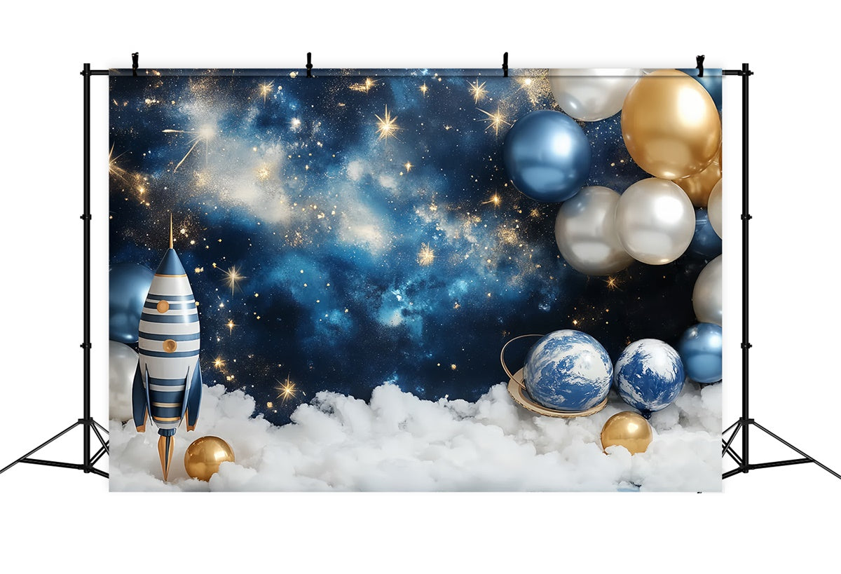 Newborn Photography Backdrop Galaxy Explorer Baby Backdrop CSH5-264