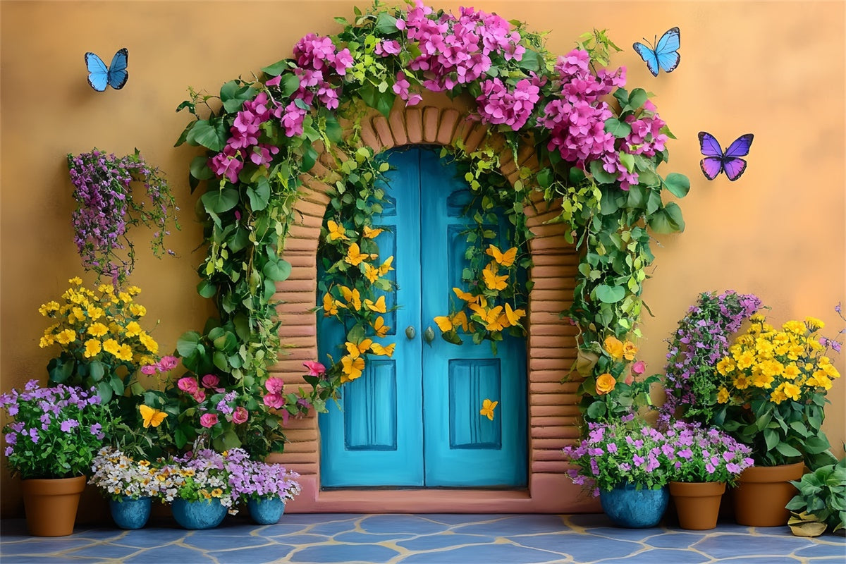 Children Backdrops Secret Garden Entryway Backdrop CSH5-274