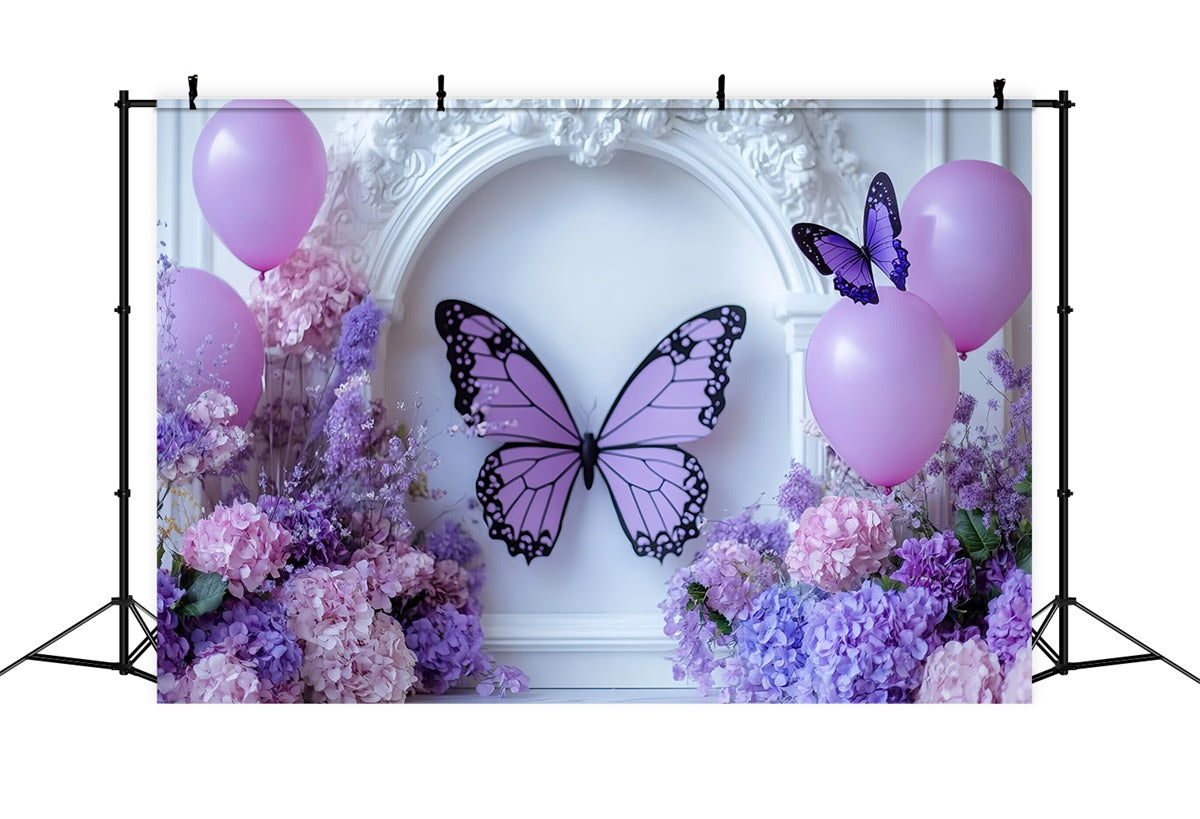 Butterfly Backdrops Pastel Butterfly Elegance Kids Backdrops CSH5-277