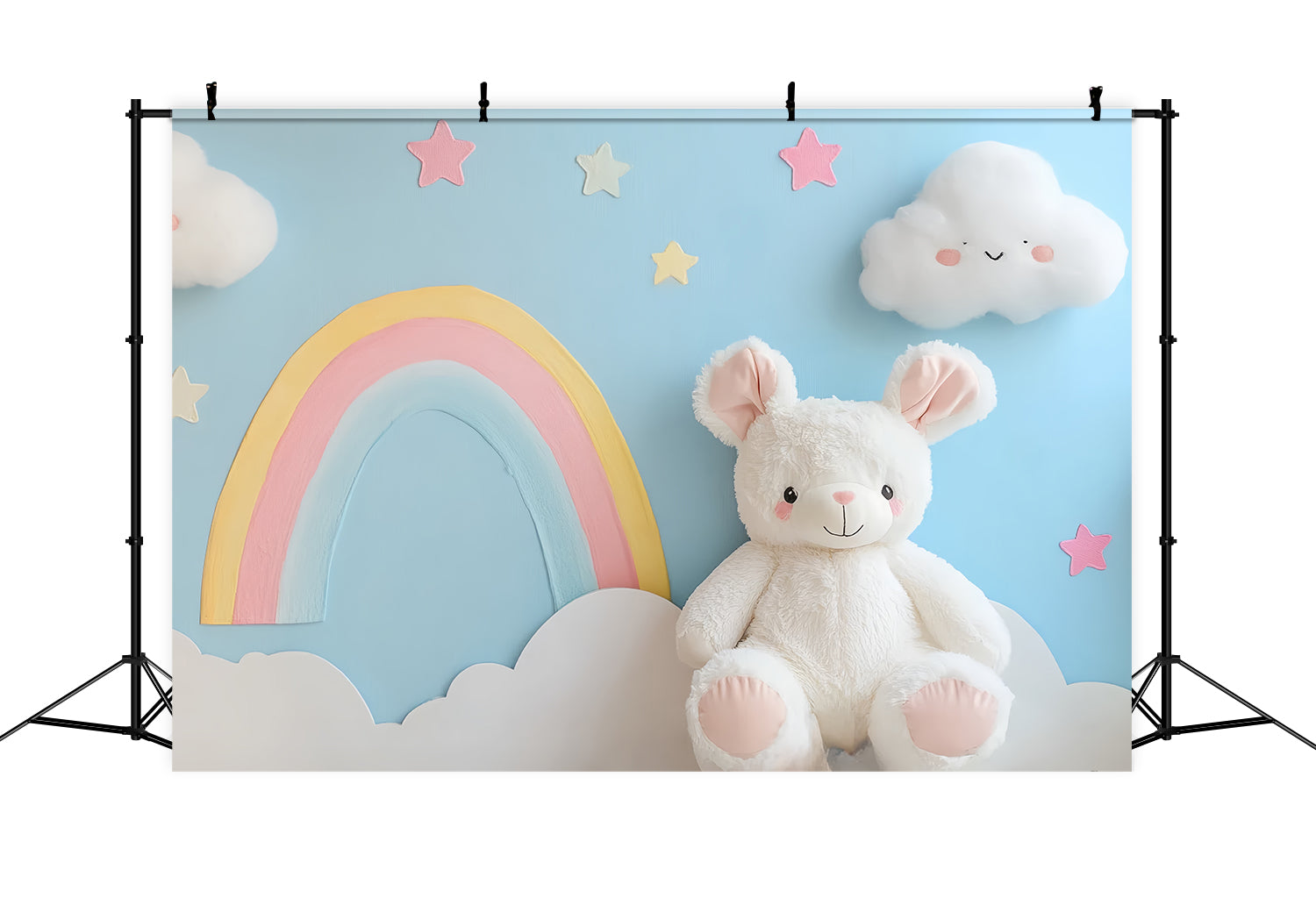 Newborn Photoshoot Backdrop Playful Sky Dream Backdrop CSH5-279