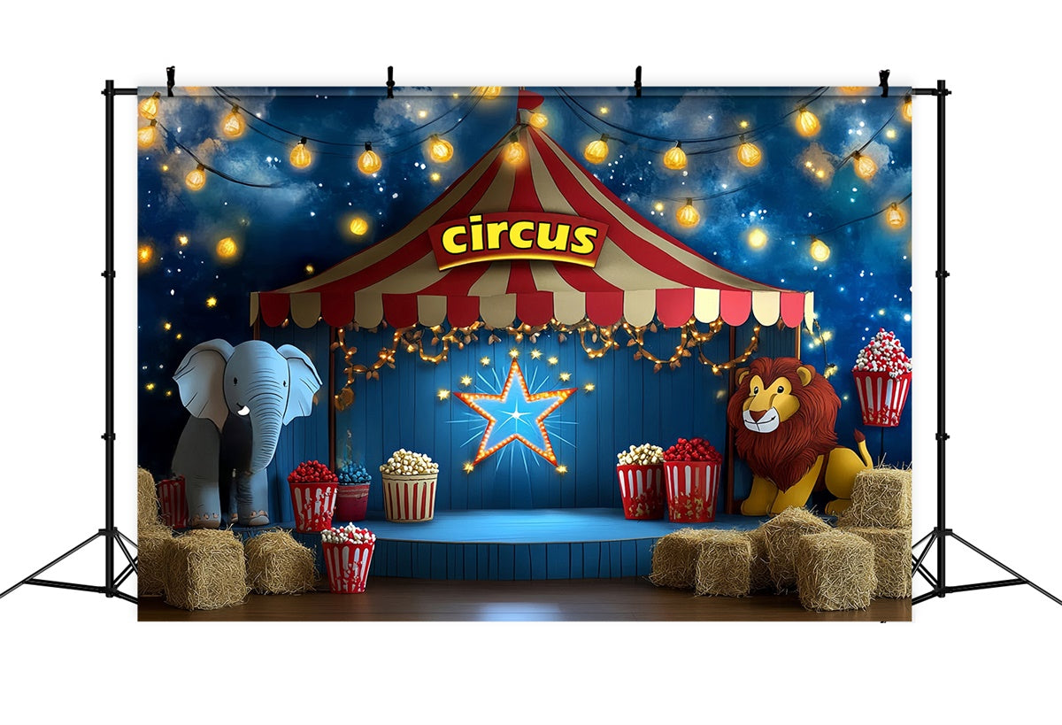 Circus Backdrop Circus Star Night Kids Backdrop CSH5-296