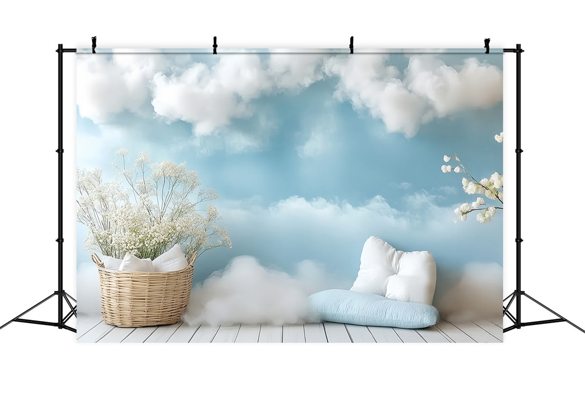 Newborn Photoshoot Backdrop Dreamy Sky Comfort Backdrop CSH5-315