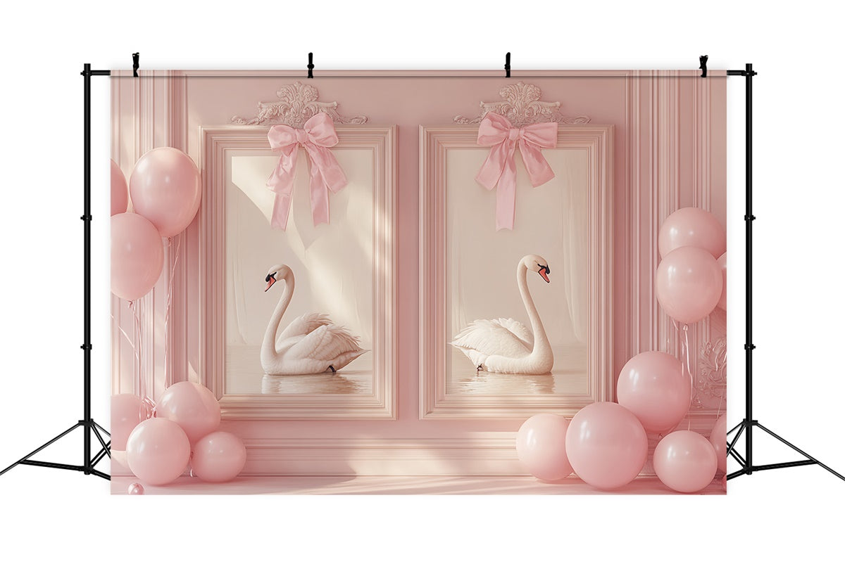 Vintage Wall Backdrop Blush Swan Elegance Newborn Backdrop CSH5-318