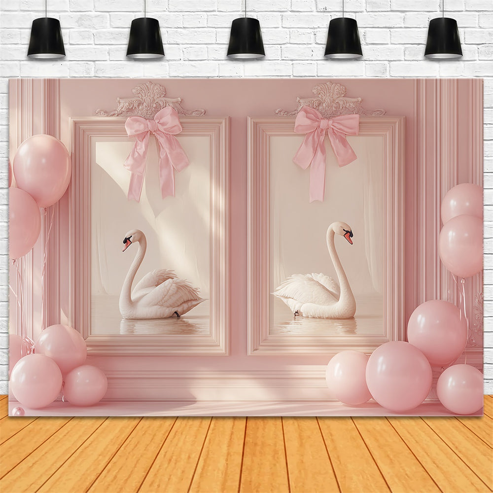Vintage Wall Backdrop Blush Swan Elegance Newborn Backdrop CSH5-318