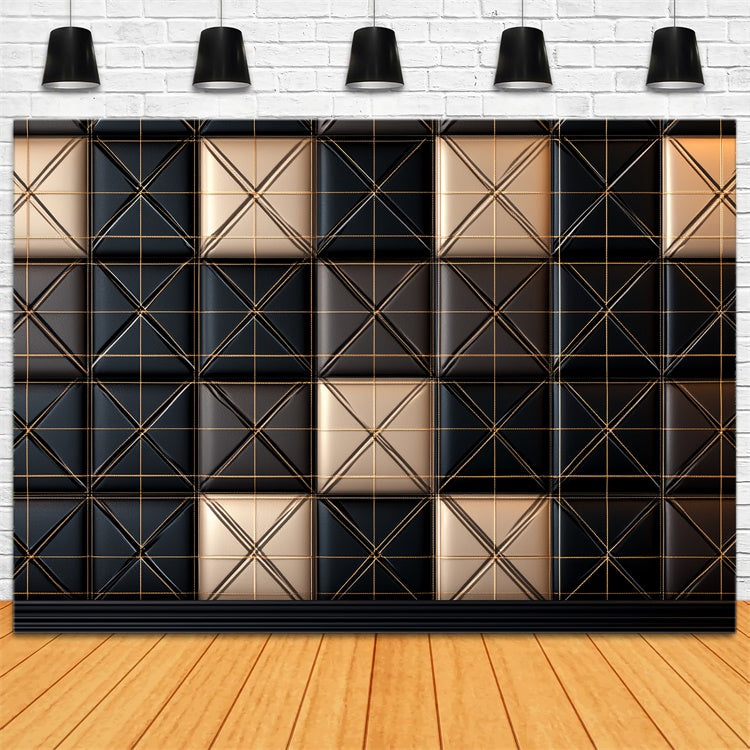 Fathers Day Backdrop Ideas Luxury Leather Grid Backdrop CSH5-37