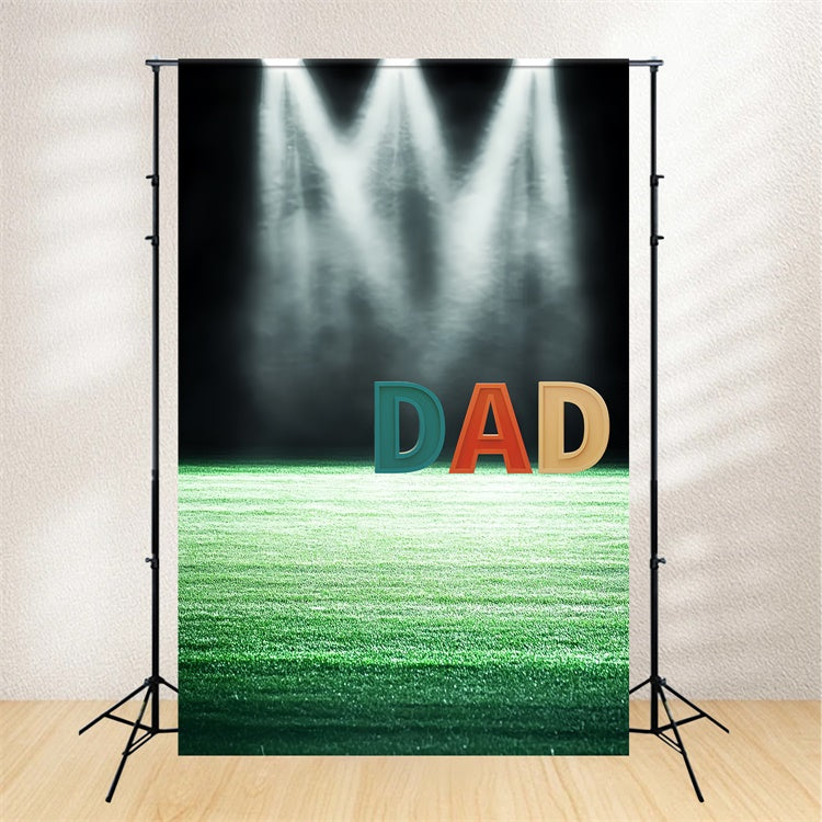 Father's Day Backdrop Spotlight Stadium Field Backdrop CSH5-46