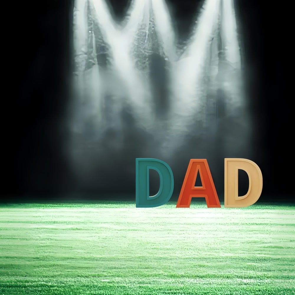 Father's Day Backdrop Spotlight Stadium Field Backdrop CSH5-46