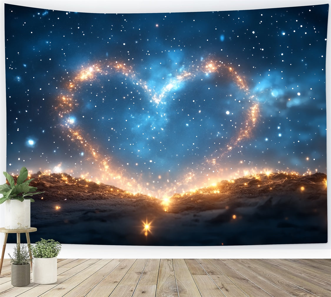 Fathers Day Backdrop Ideas Galactic Heart Starry Backdrop CSH5-66