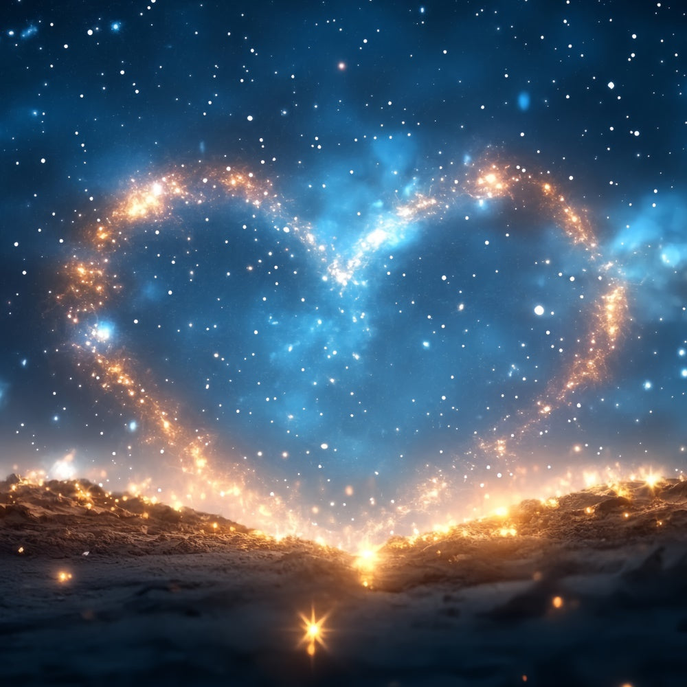 Fathers Day Backdrop Ideas Galactic Heart Starry Backdrop CSH5-66