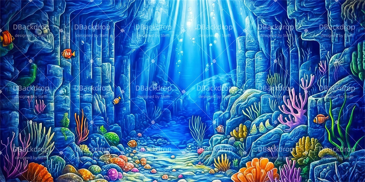 Stage Backdrop Underwater World Movie Theater Backdrop CSH510-T101