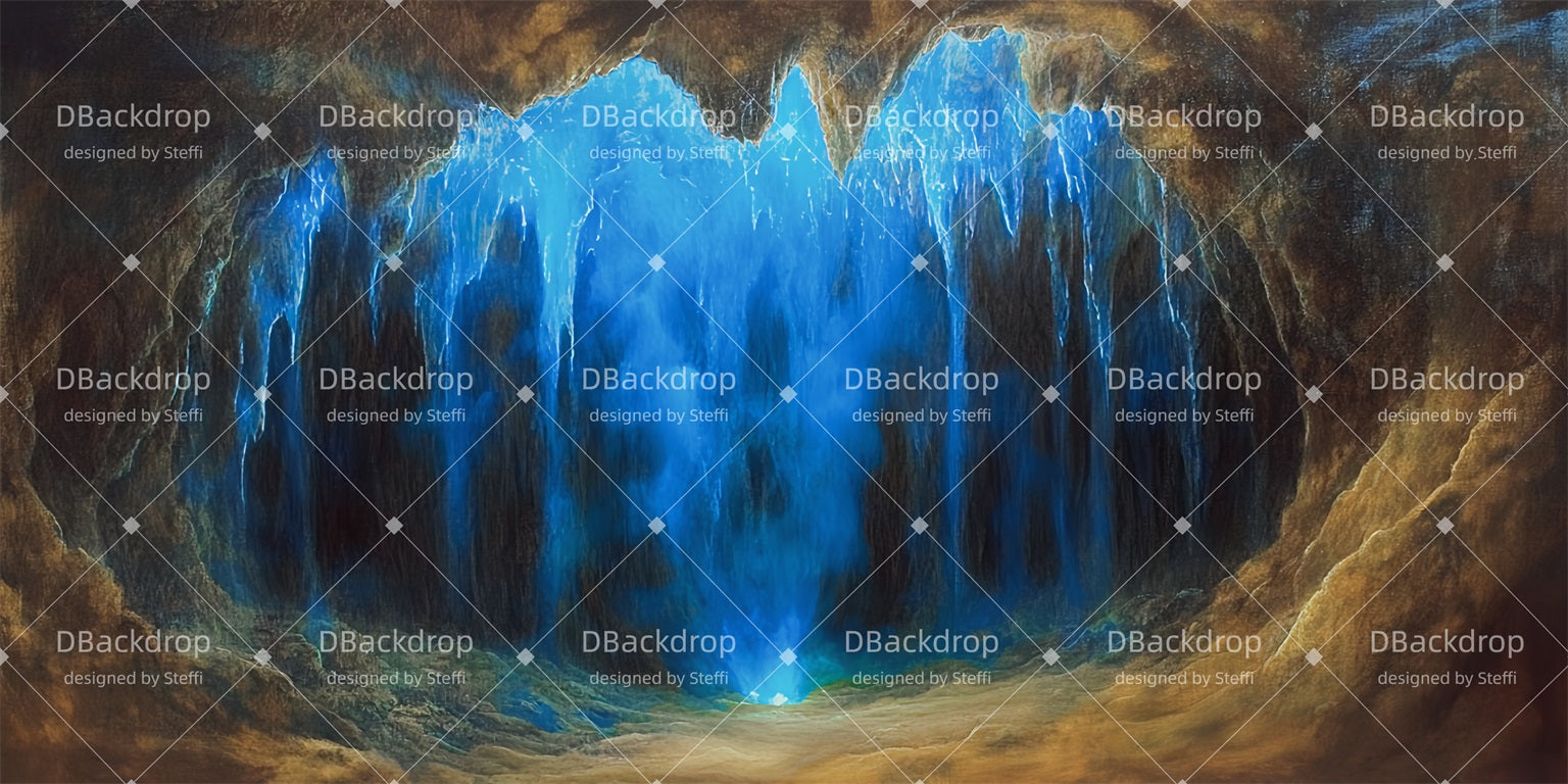 Movie Theater Backdrop Lost in Cave Church Stage Backdrops CSH510-T16