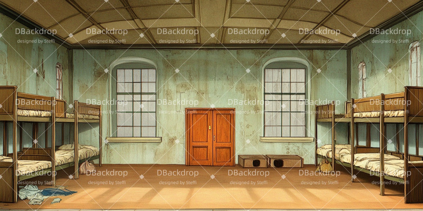 Theater Backdrops Orphanage Dormitory Church Stage Backdrops CSH510-T21