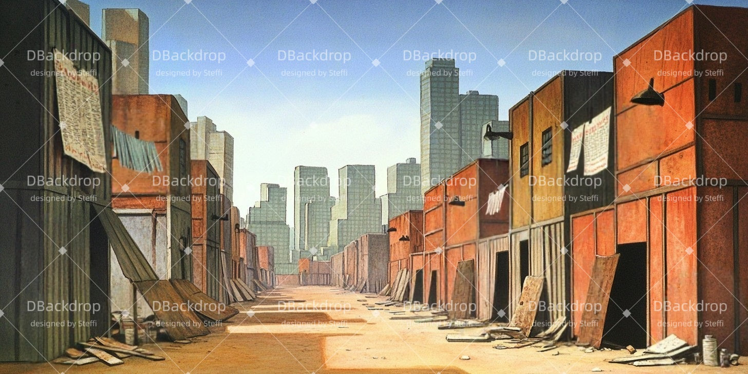 Theatre Stage Backdrop Hoover Village School Play Backdrops CSH510-T25