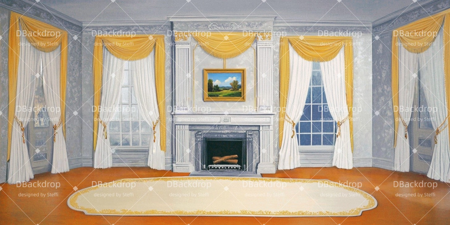 Church Stage Backdrops Luxury Hall Theater Stage Backdrops CSH510-T39