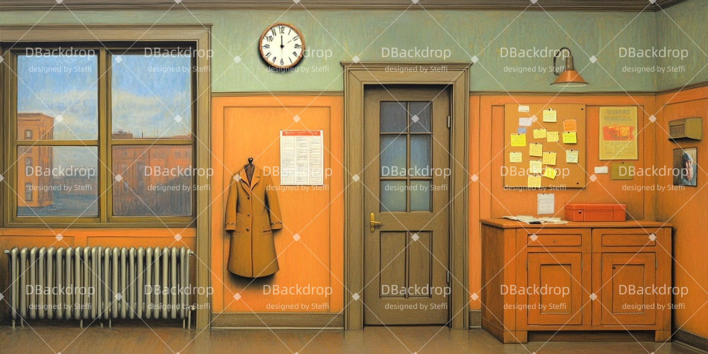 Stage Backdrop Ideas Secretary Office Performance Backdrops CSH510-T43