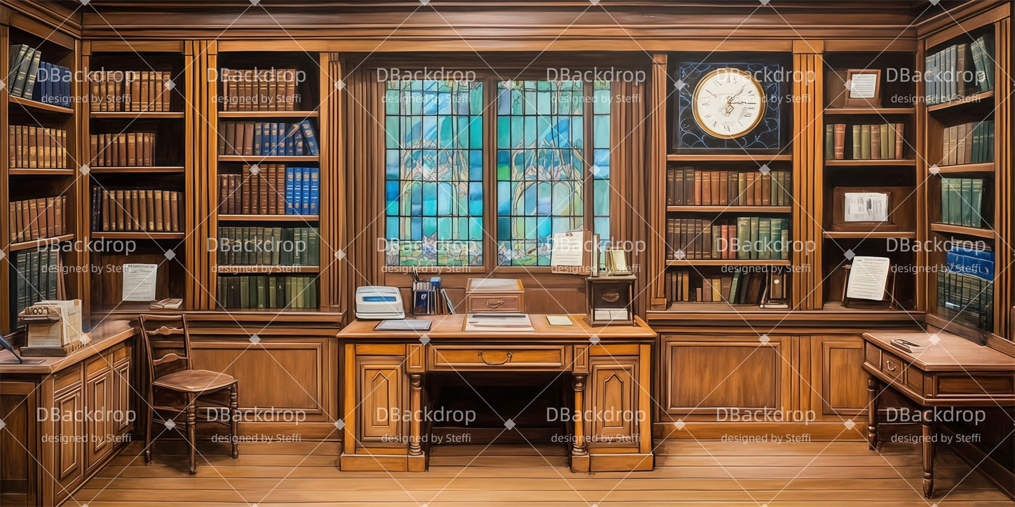 Theater Backdrop Bank Office Professional Stage Backdrops CSH510-T74