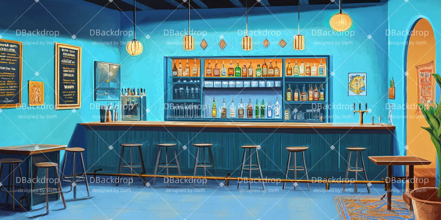 Theater Backdrop The Night Club Professional Stage Backdrops CSH511-T31