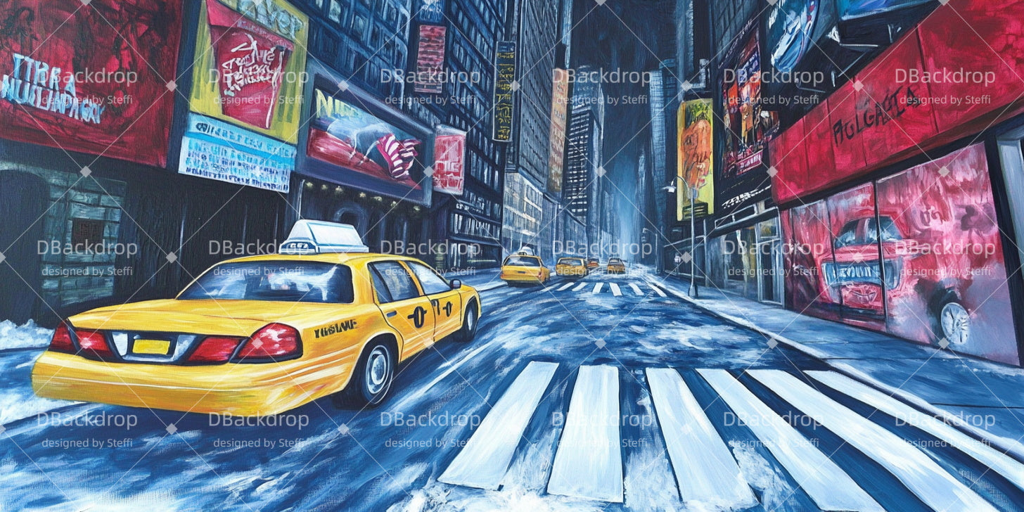 Stage Backdrops Night City Street Theater Backdrops For Sale CSH511-T40
