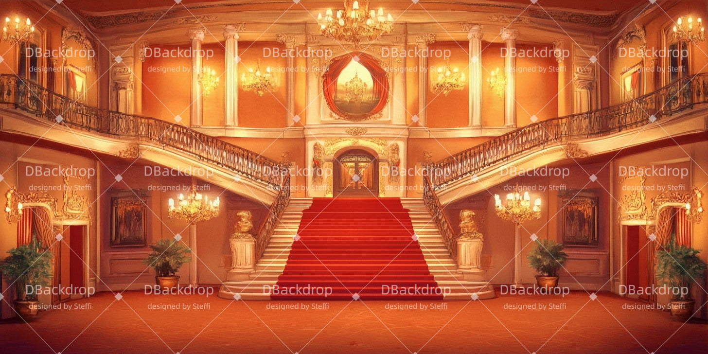 Dance Recital Backdrops Castle Ballroom Theater Stage Backdrop CSH511-T99