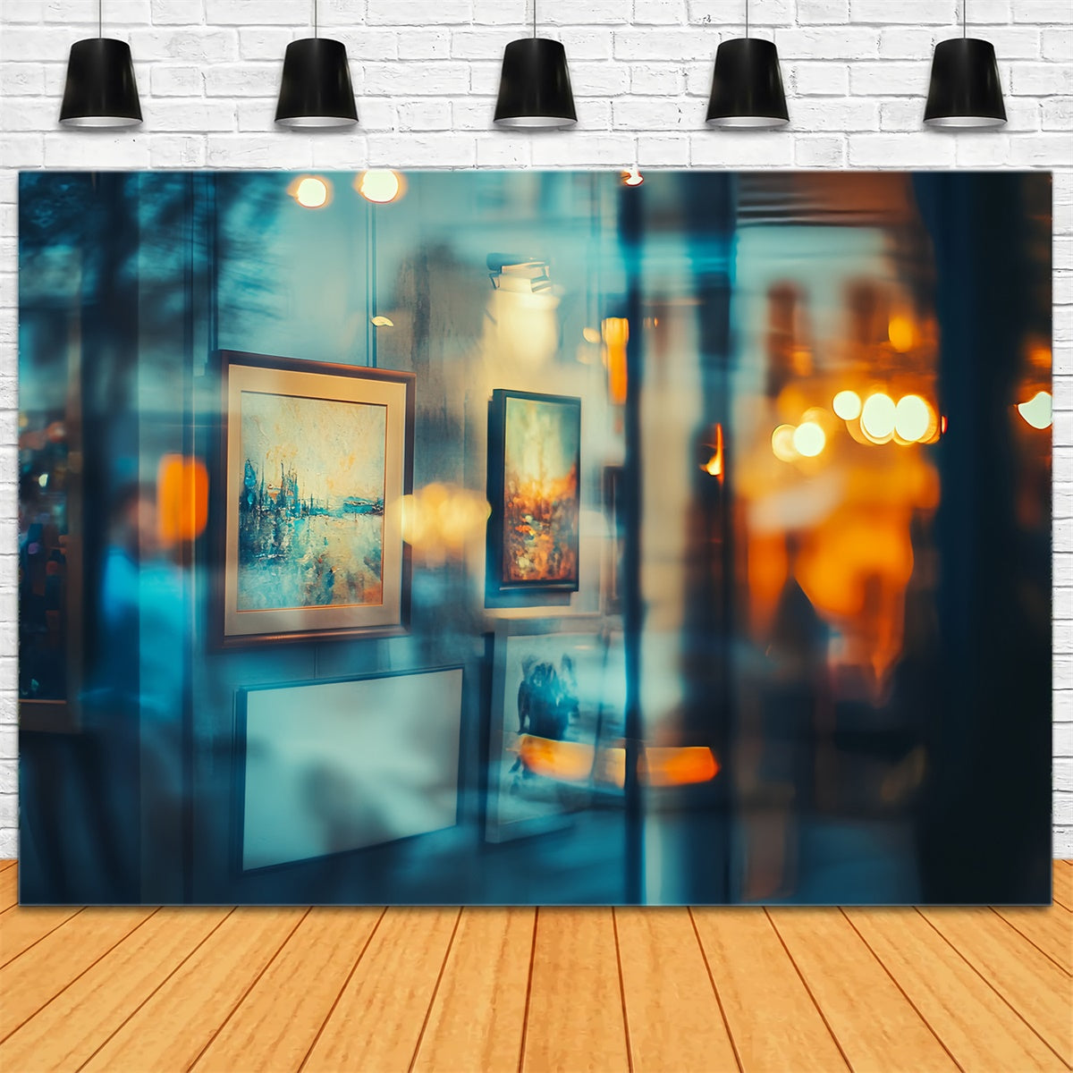 Headshot Backdrop Gallery Glow Reflection Backdrop CSH57-13