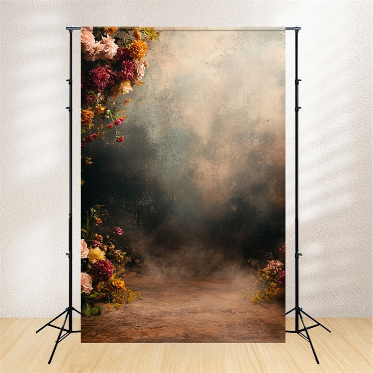 Vintage Wall Backdrop Warm Romance Bloom Backdrop CSH57-136