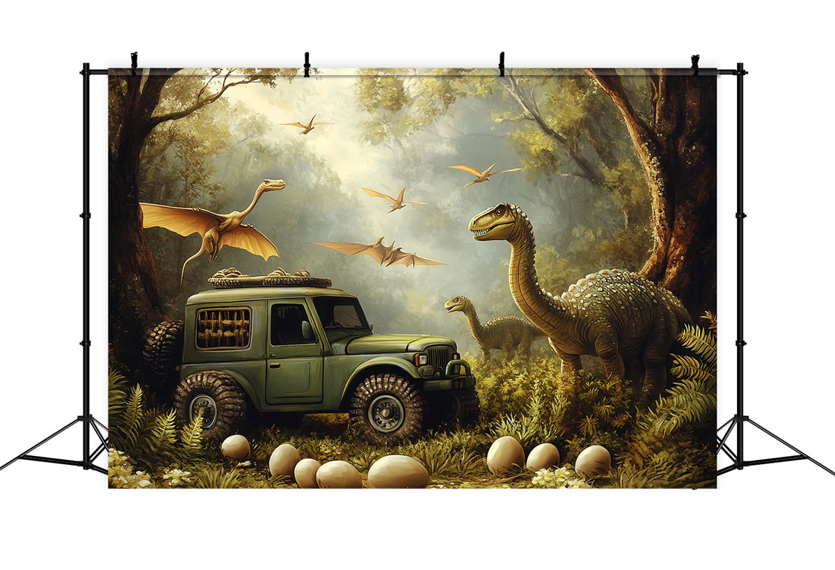 Forest Backdrops Ancient Jungle Expedition Backdrop CSH57-166