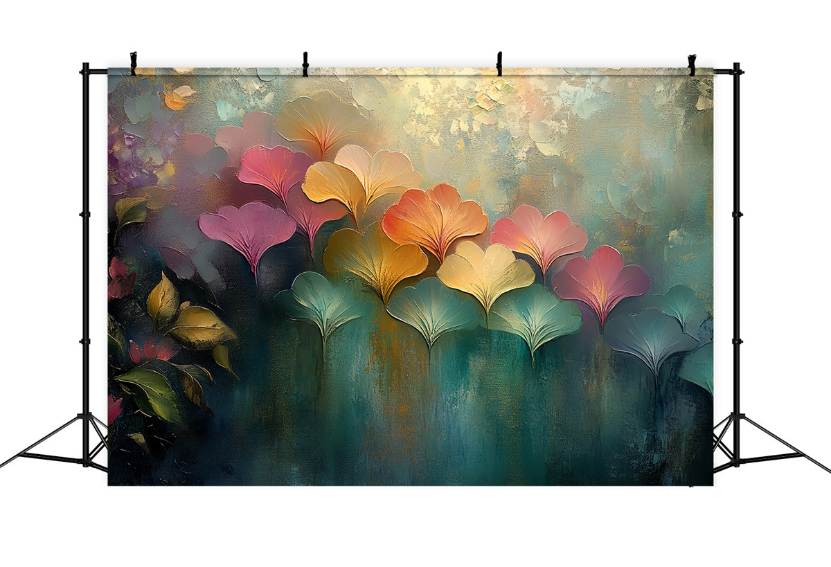 Painting Backdrops Radiant Petal Mist Fabric Backdrop CSH57-251