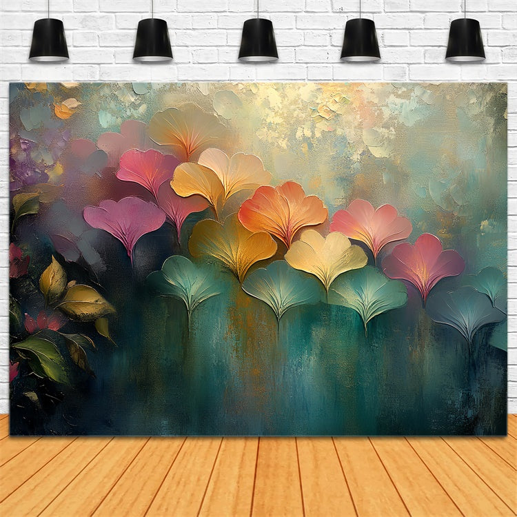 Painting Backdrops Radiant Petal Mist Fabric Backdrop CSH57-251