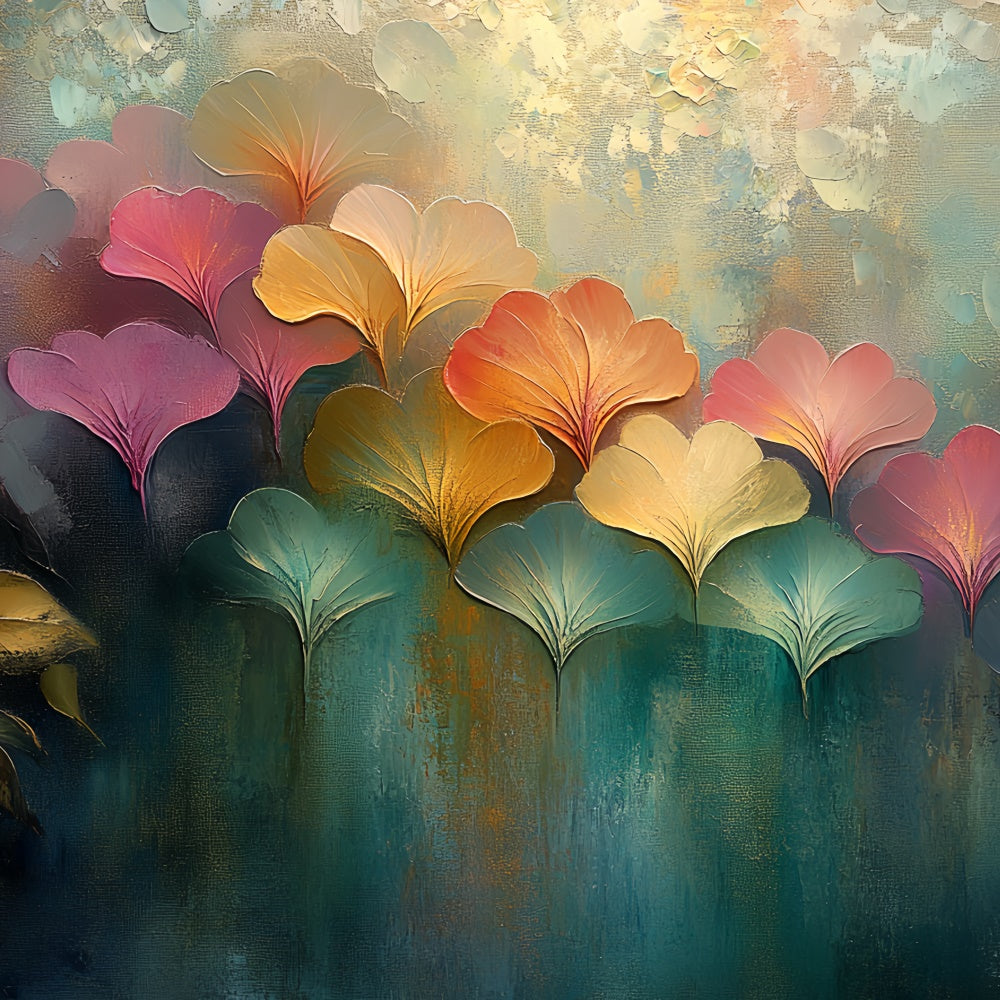 Painting Backdrops Radiant Petal Mist Fabric Backdrop CSH57-251