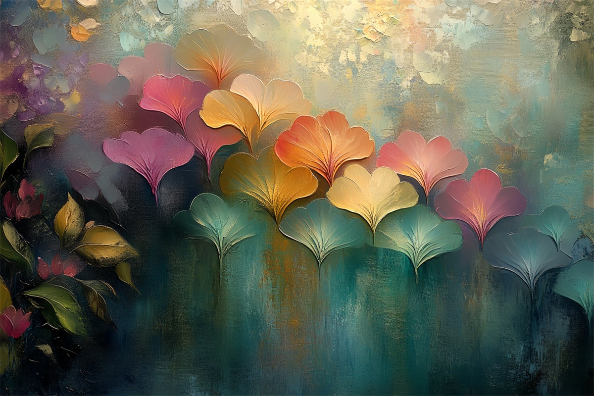 Painting Backdrops Radiant Petal Mist Fabric Backdrop CSH57-251