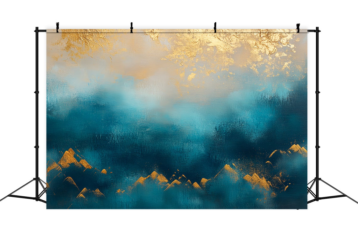 Backdrops Fine Art Golden Horizon Peaks Cloth Backdrops CSH57-255