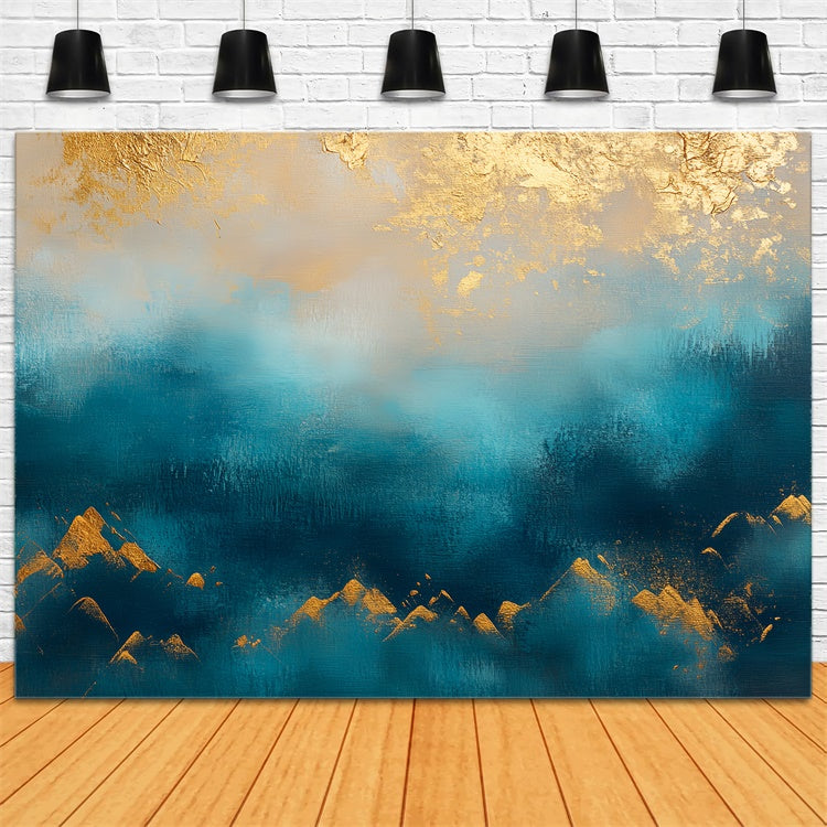Backdrops Fine Art Golden Horizon Peaks Cloth Backdrops CSH57-255