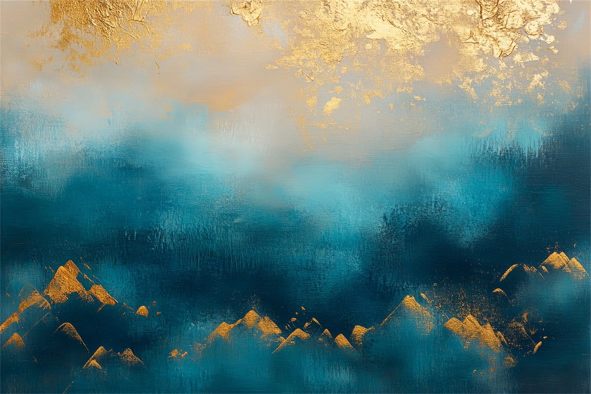 Backdrops Fine Art Golden Horizon Peaks Cloth Backdrops CSH57-255