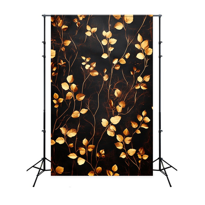 Fine Art Photography Backdrop Luxe Leaf Gilded Backdrop CSH57-264