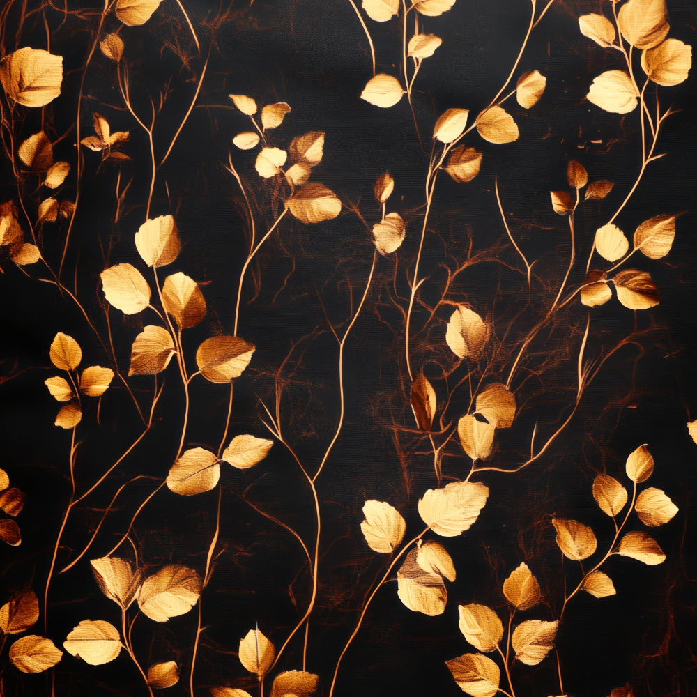 Fine Art Photography Backdrop Luxe Leaf Gilded Backdrop CSH57-264