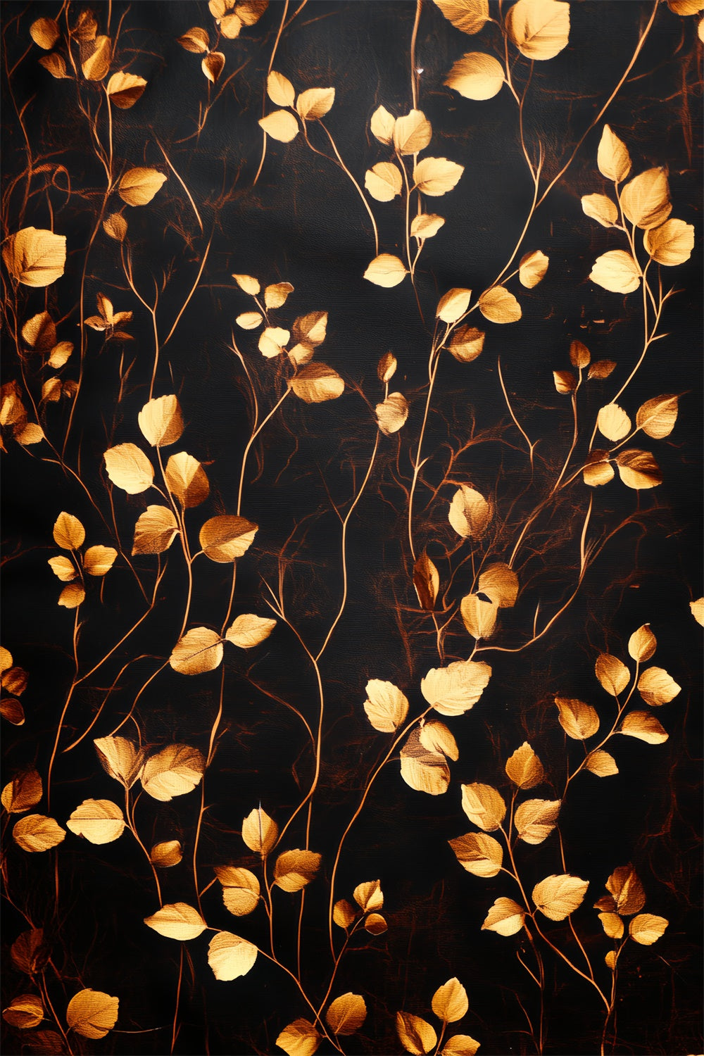 Fine Art Photography Backdrop Luxe Leaf Gilded Backdrop CSH57-264