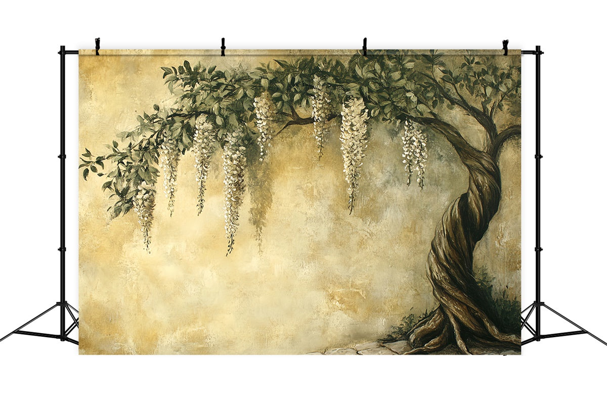 Artistic Backdrops Hanging Blooms Antique Cloth Backdrops CSH57-268