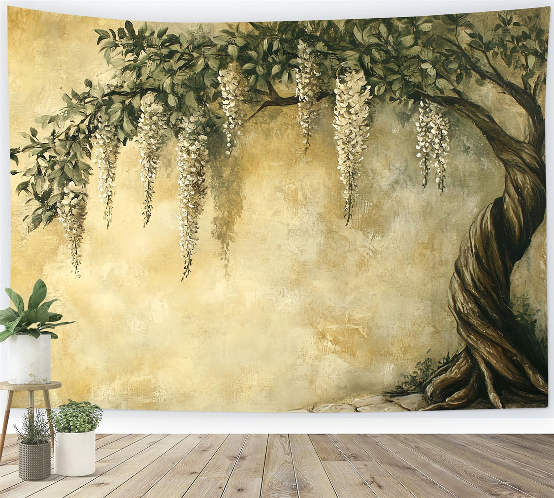 Artistic Backdrops Hanging Blooms Antique Cloth Backdrops CSH57-268