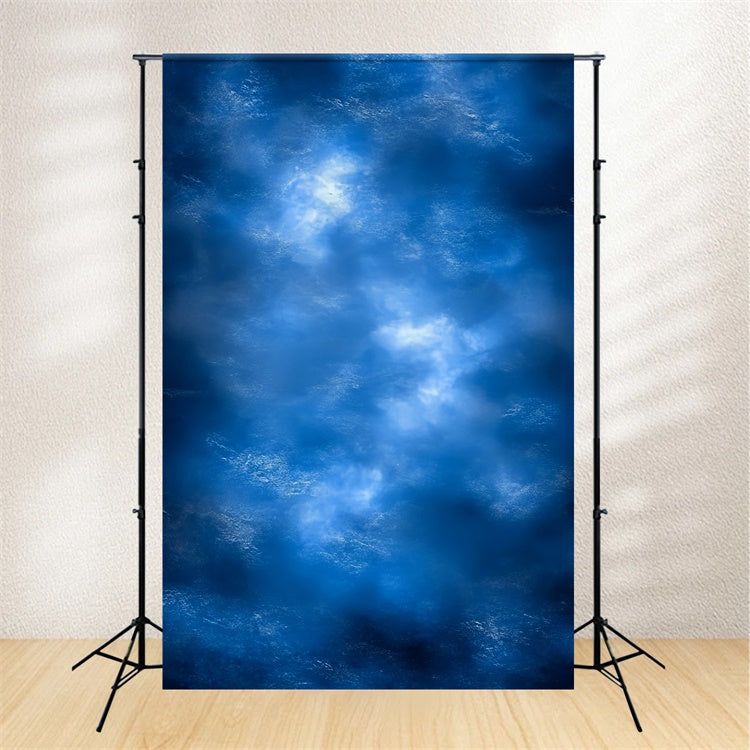Blue Photo Backdrop Tranquil Light Swirl Background CSH57-27
